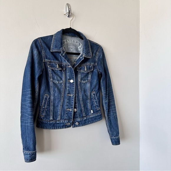 ARITZIA-TALULA Denim Long Sleeve Jacket (Size:XS) - Picture 5 of 11